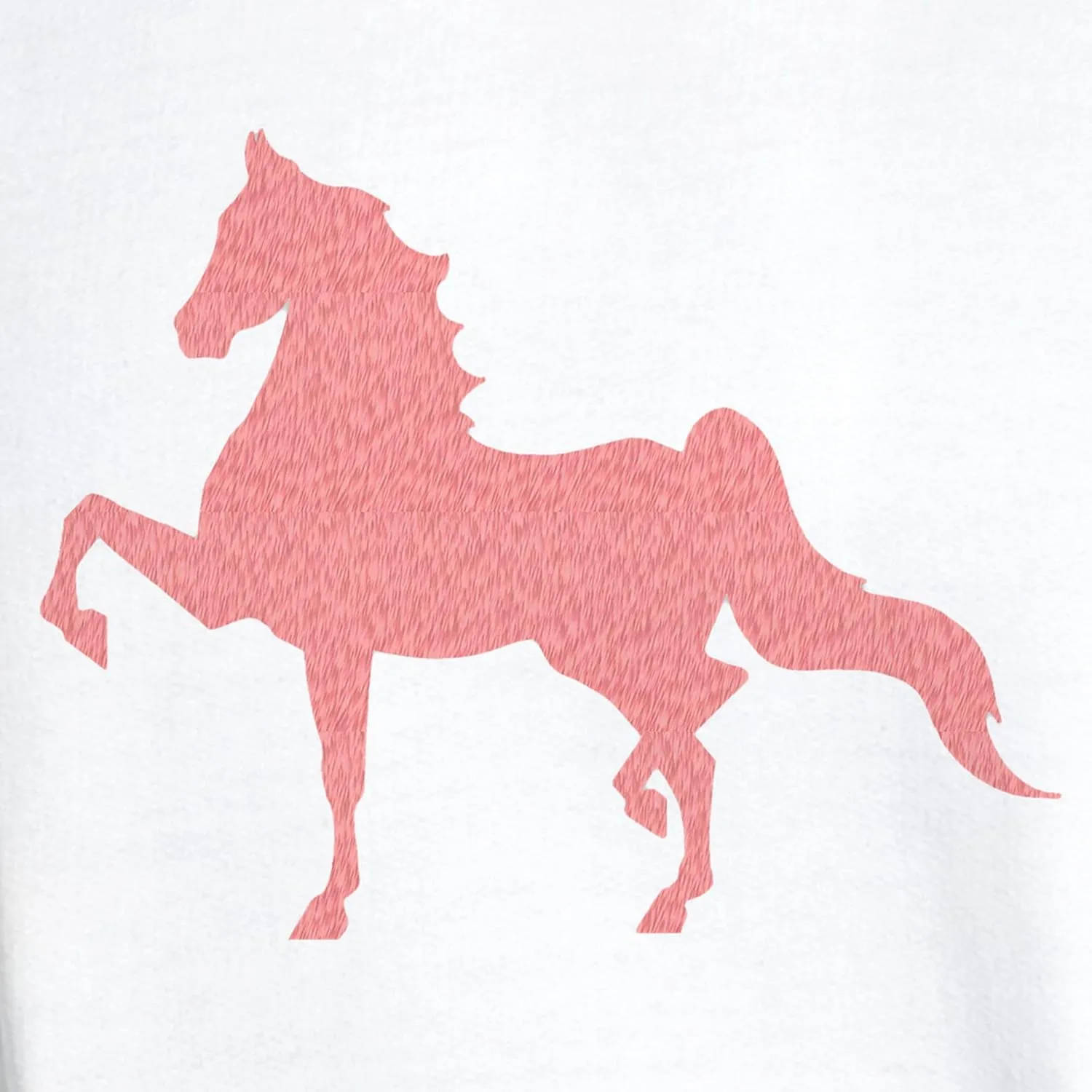 CafePress American Saddlebred Pink Pattern Women's Hooded Women's Light Hooded Pullover Sweatshirt