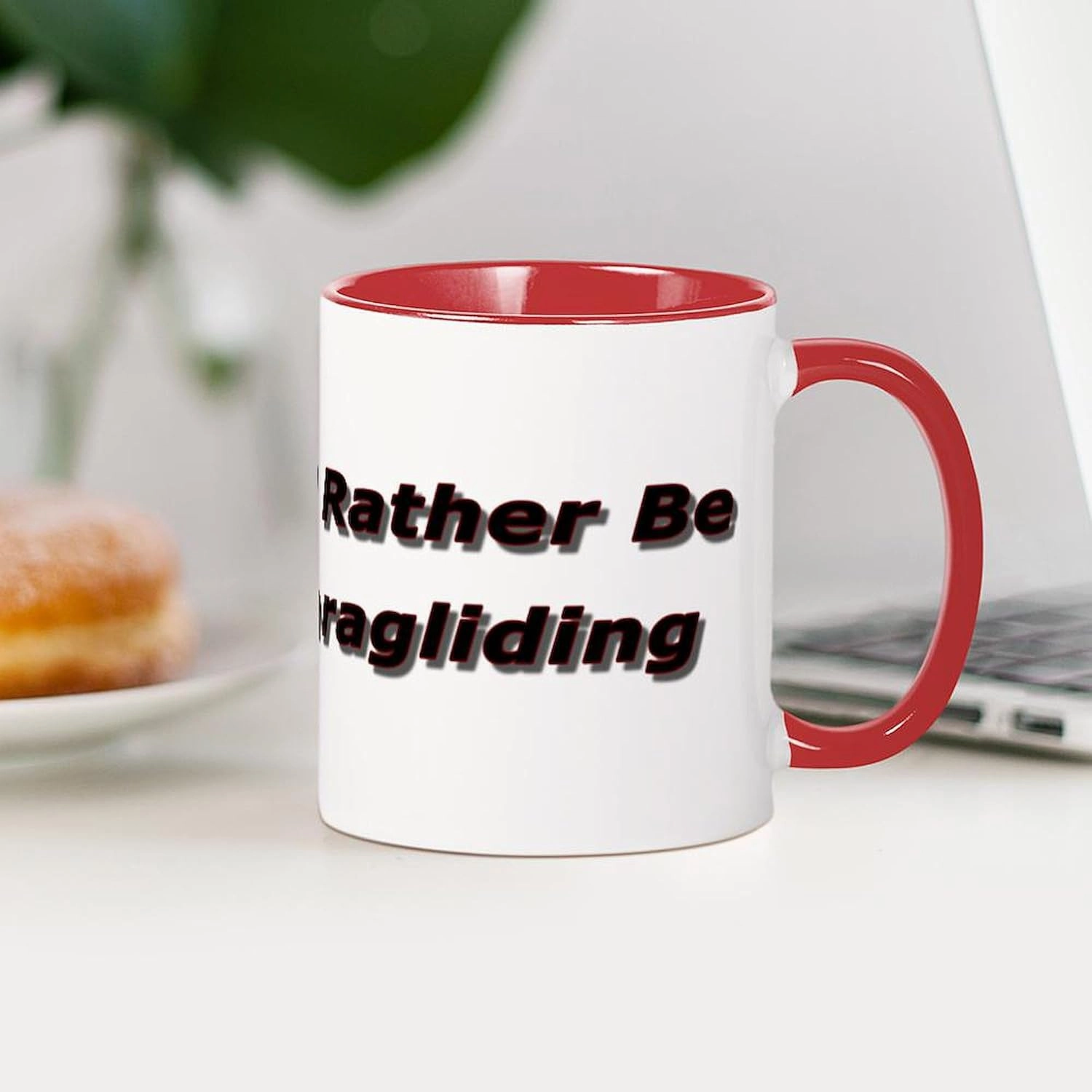 CafePress 2 Id Rather Be Paragliding Mugs 11 oz (325 ml) Ceramic Coffee Mug
