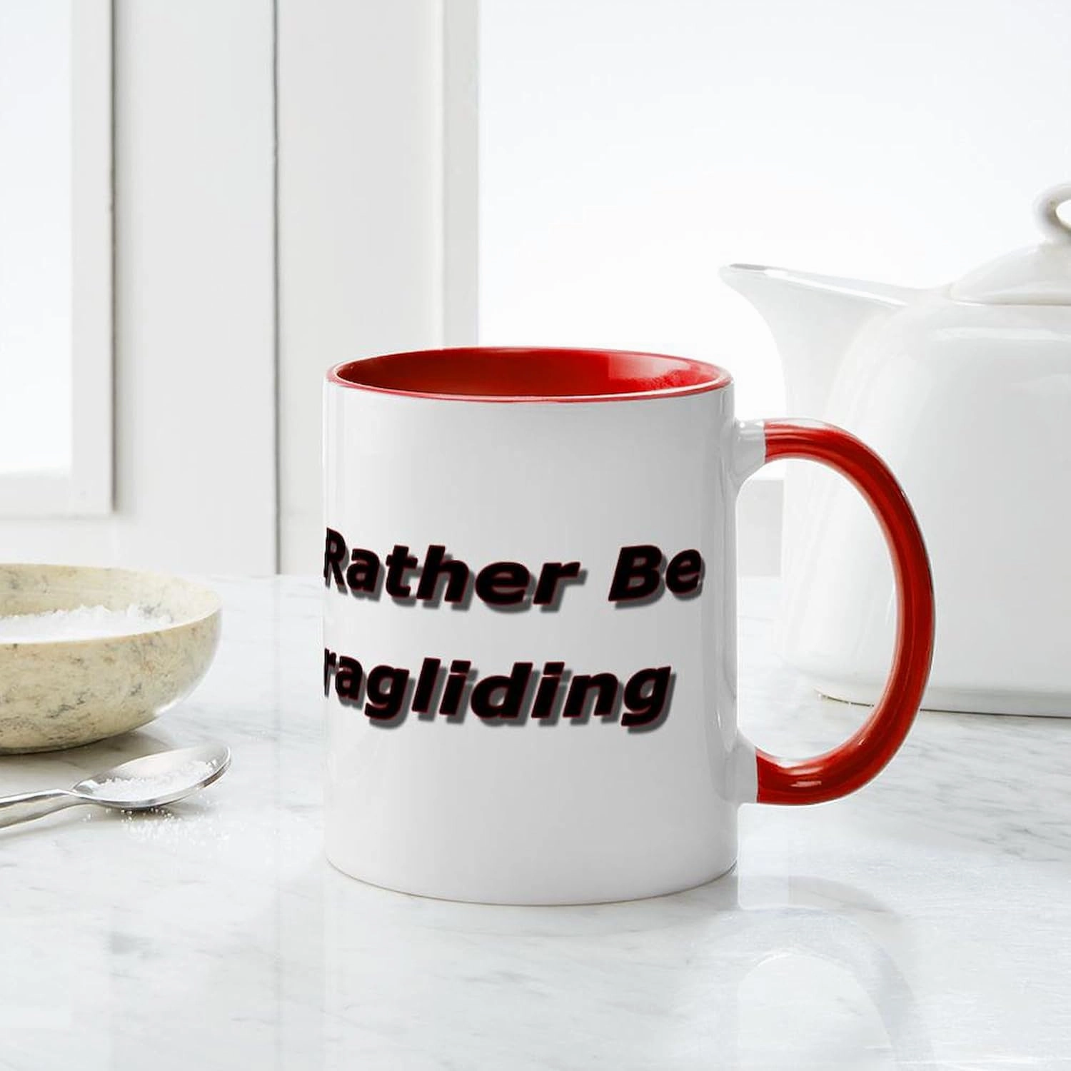 CafePress 2 Id Rather Be Paragliding Mugs 11 oz (325 ml) Ceramic Coffee Mug