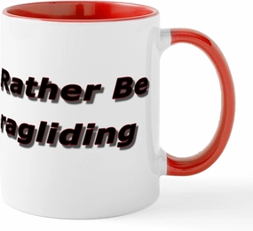 CafePress 2 Id Rather Be Paragliding Mugs 11 oz (325 ml) Ceramic Coffee Mug