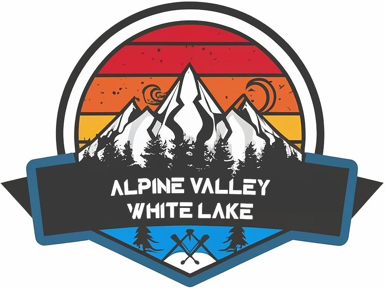 CafePress Alpine Valley White Lake Michigan Mugs 11 oz (325 ml) Ceramic Coffee Mug