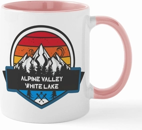 CafePress Alpine Valley White Lake Michigan Mugs 11 oz (325 ml) Ceramic Coffee Mug