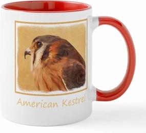 CafePress American Kestrel 11 oz (325 ml) Ceramic Coffee Mug