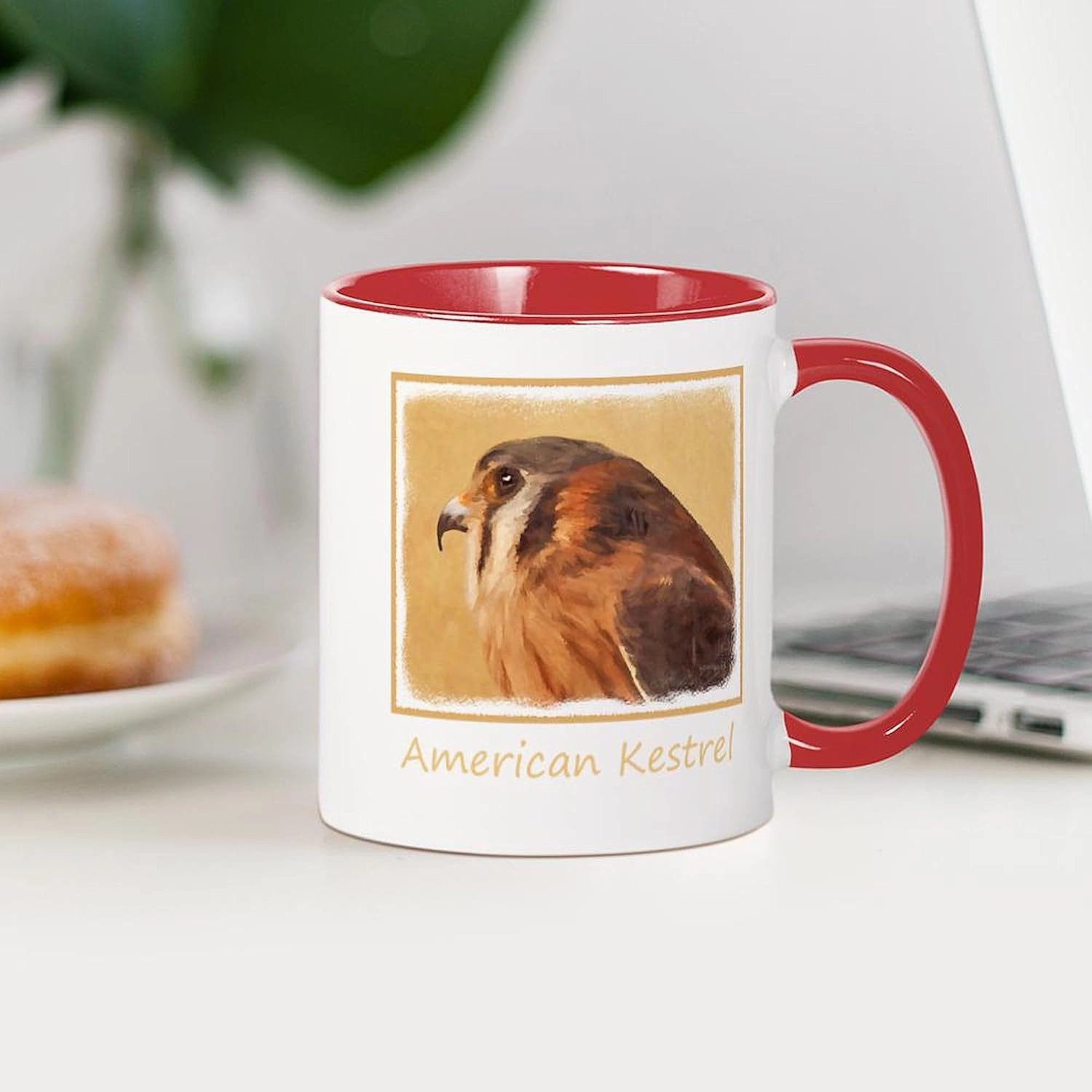 CafePress American Kestrel 11 oz (325 ml) Ceramic Coffee Mug
