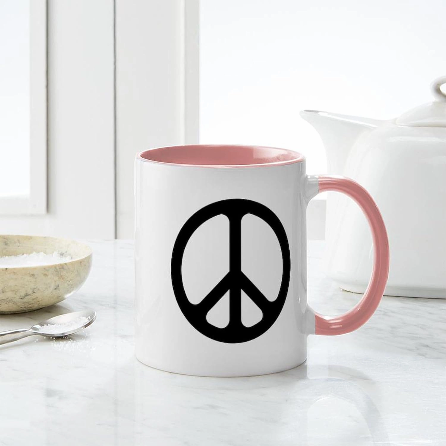 CafePress Black CND Logo Mug 11 oz (325 ml) Ceramic Coffee Mug