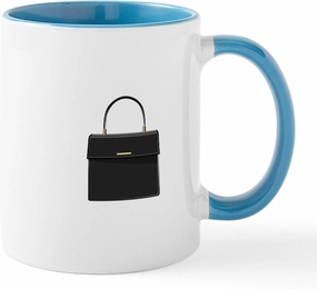 CafePress Black Handbag Purse Mugs 11 oz (325 ml) Ceramic Coffee Mug