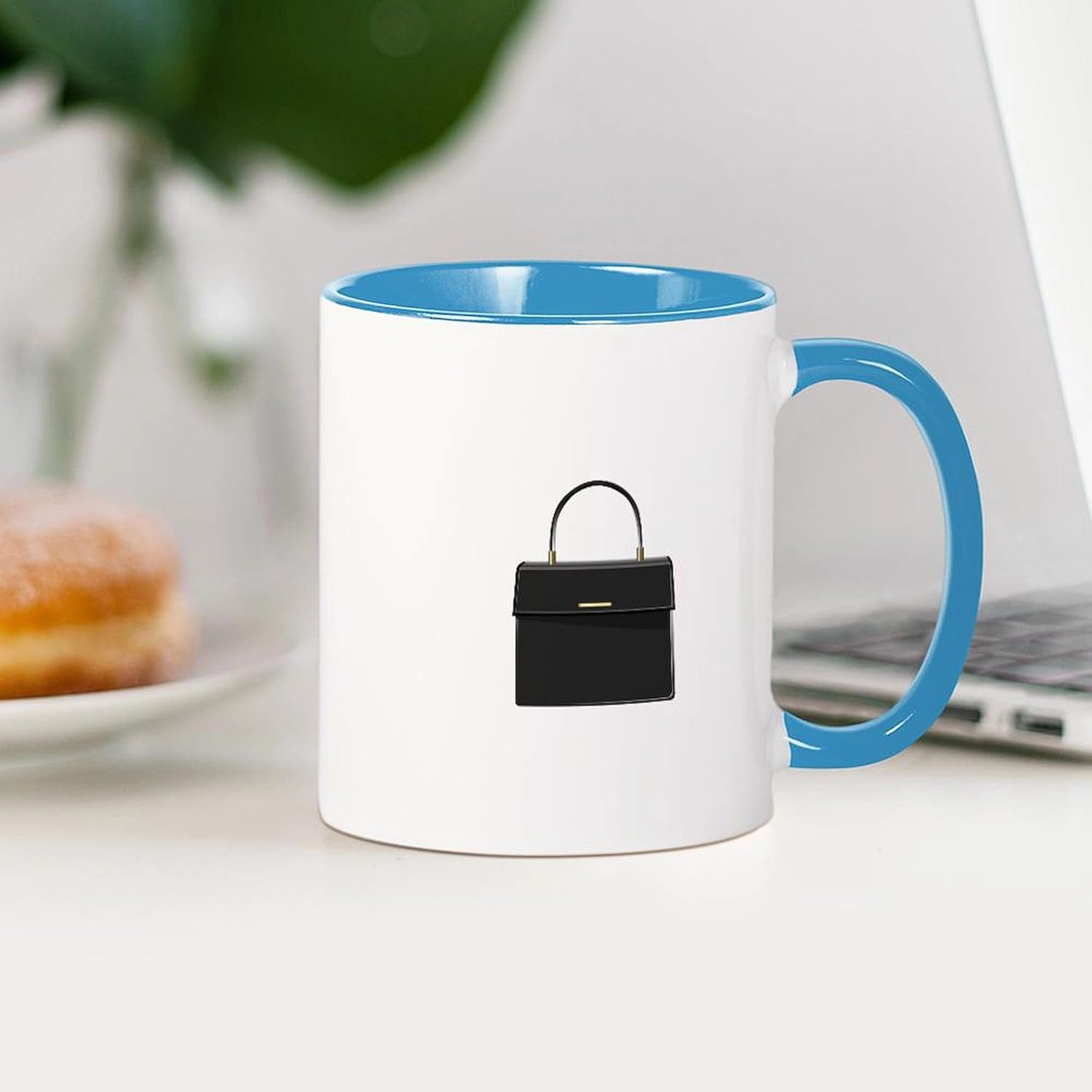 CafePress Black Handbag Purse Mugs 11 oz (325 ml) Ceramic Coffee Mug