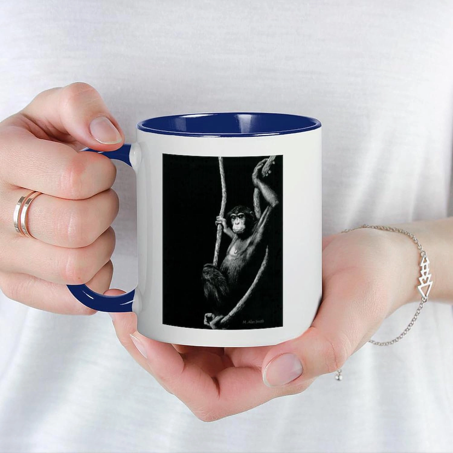 CafePress Bonobo Mug 11 oz (325 ml) Ceramic Coffee Mug