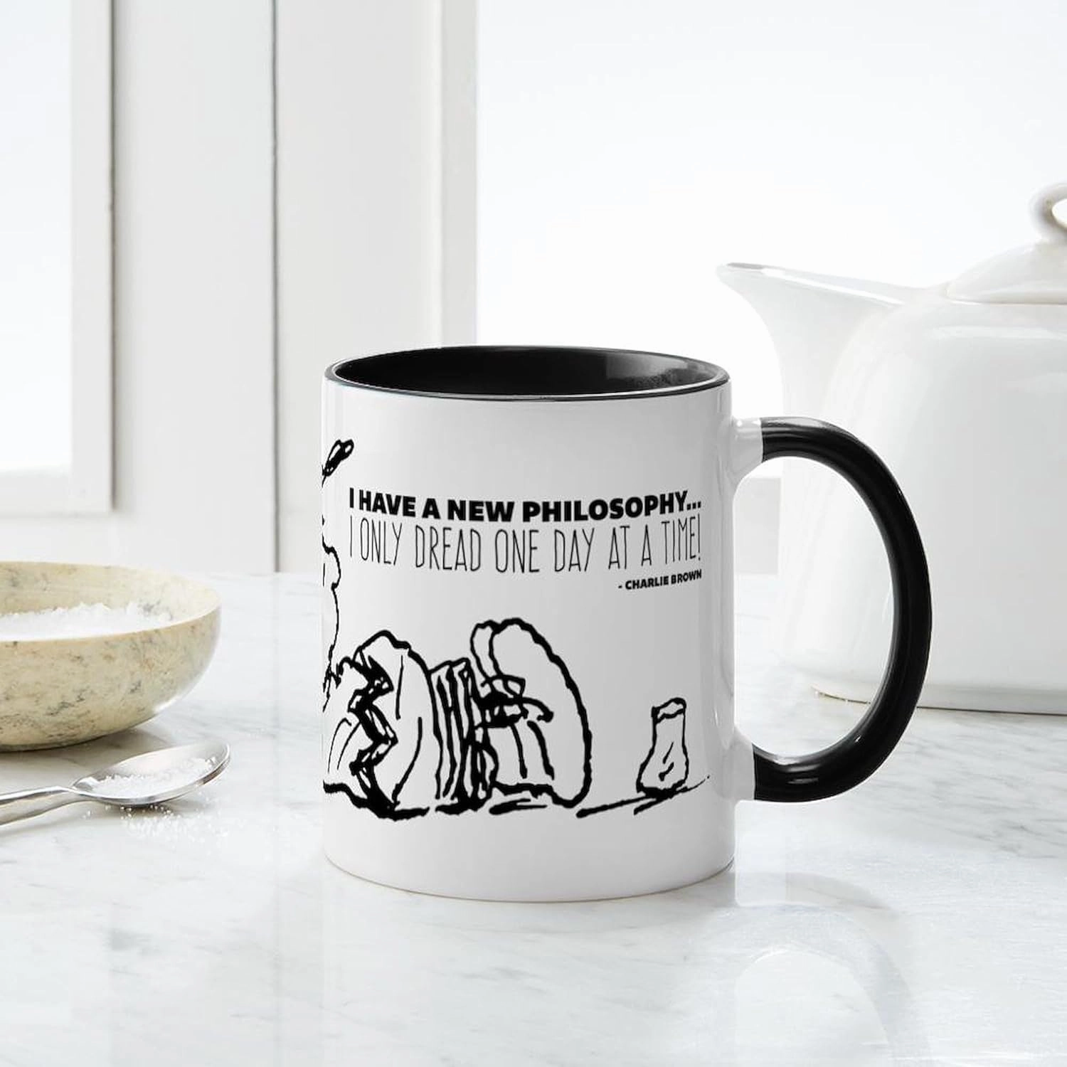 CafePress Charlie Brown Philosophy Mug 11 oz (325 ml) Ceramic Coffee Mug