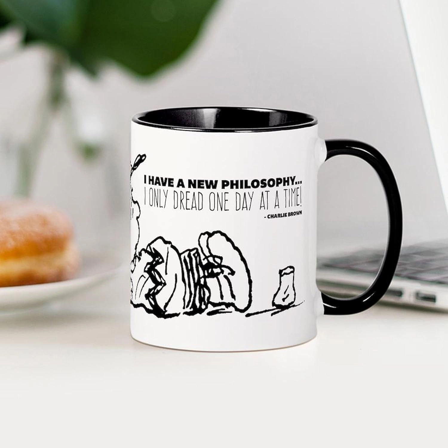 CafePress Charlie Brown Philosophy Mug 11 oz (325 ml) Ceramic Coffee Mug