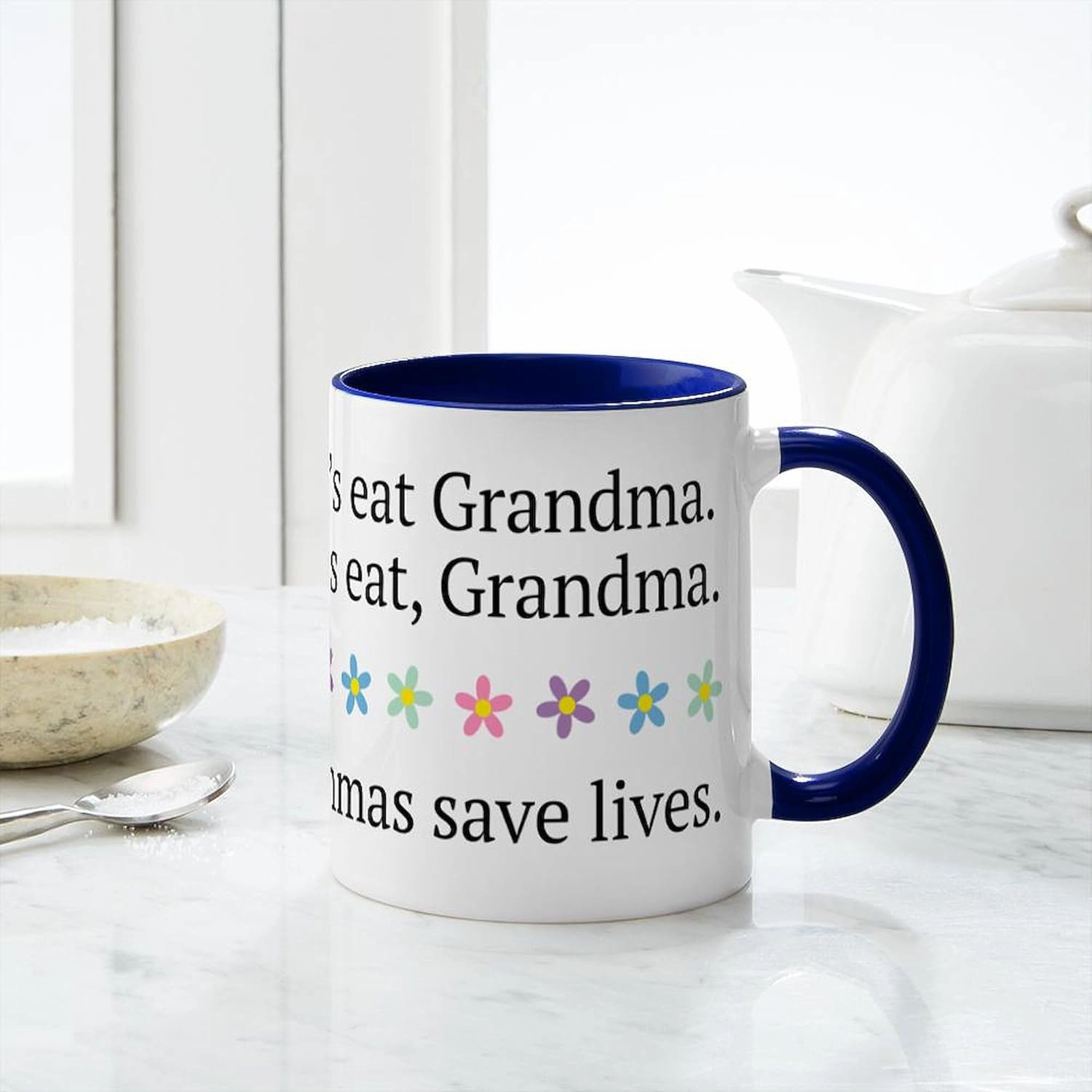 CafePress Commas Save Lives 11 oz (325 ml) Ceramic Coffee Mug