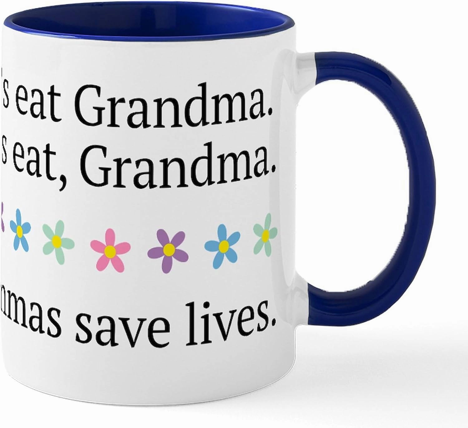 CafePress Commas Save Lives 11 oz (325 ml) Ceramic Coffee Mug