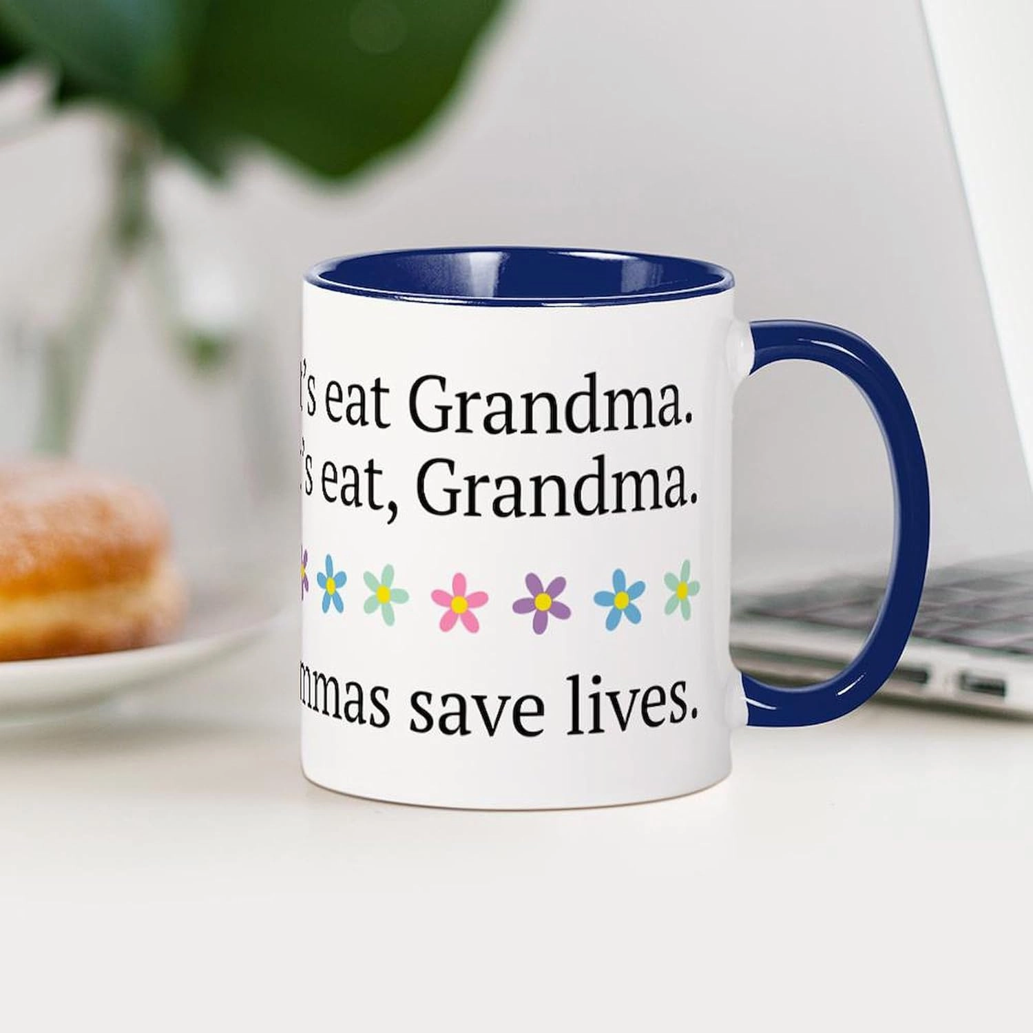 CafePress Commas Save Lives 11 oz (325 ml) Ceramic Coffee Mug