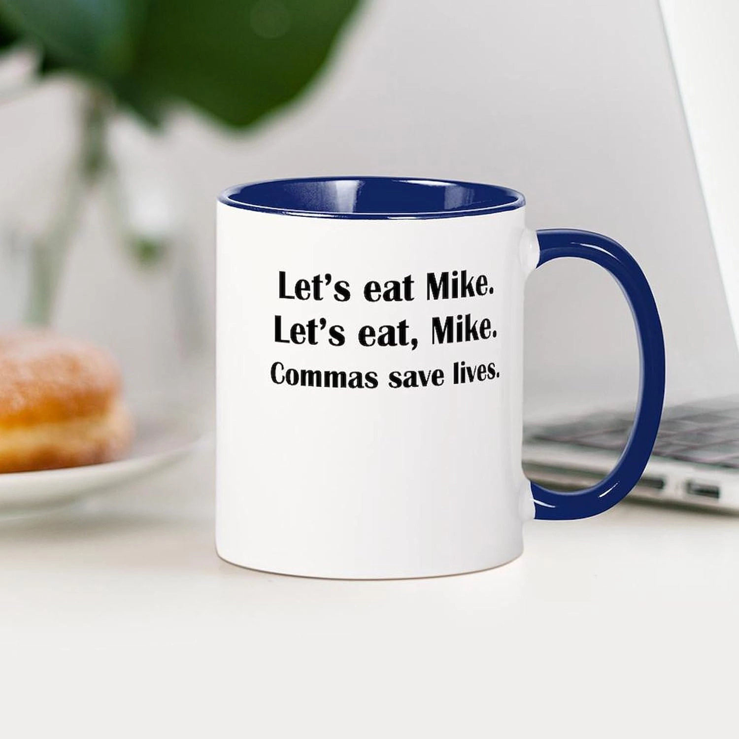 CafePress Commas Save Lives Mugs 11 oz (325 ml) Ceramic Coffee Mug