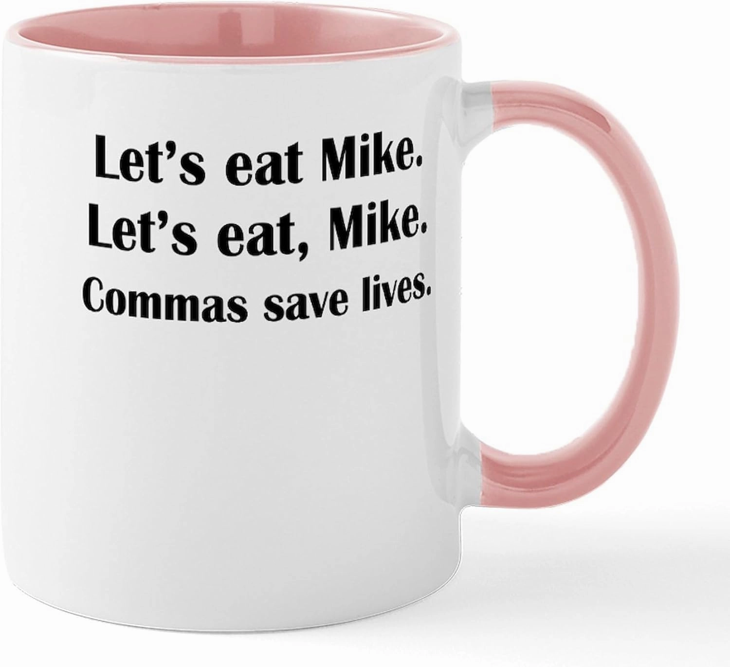 CafePress Commas Save Lives Mugs 11 oz (325 ml) Ceramic Coffee Mug