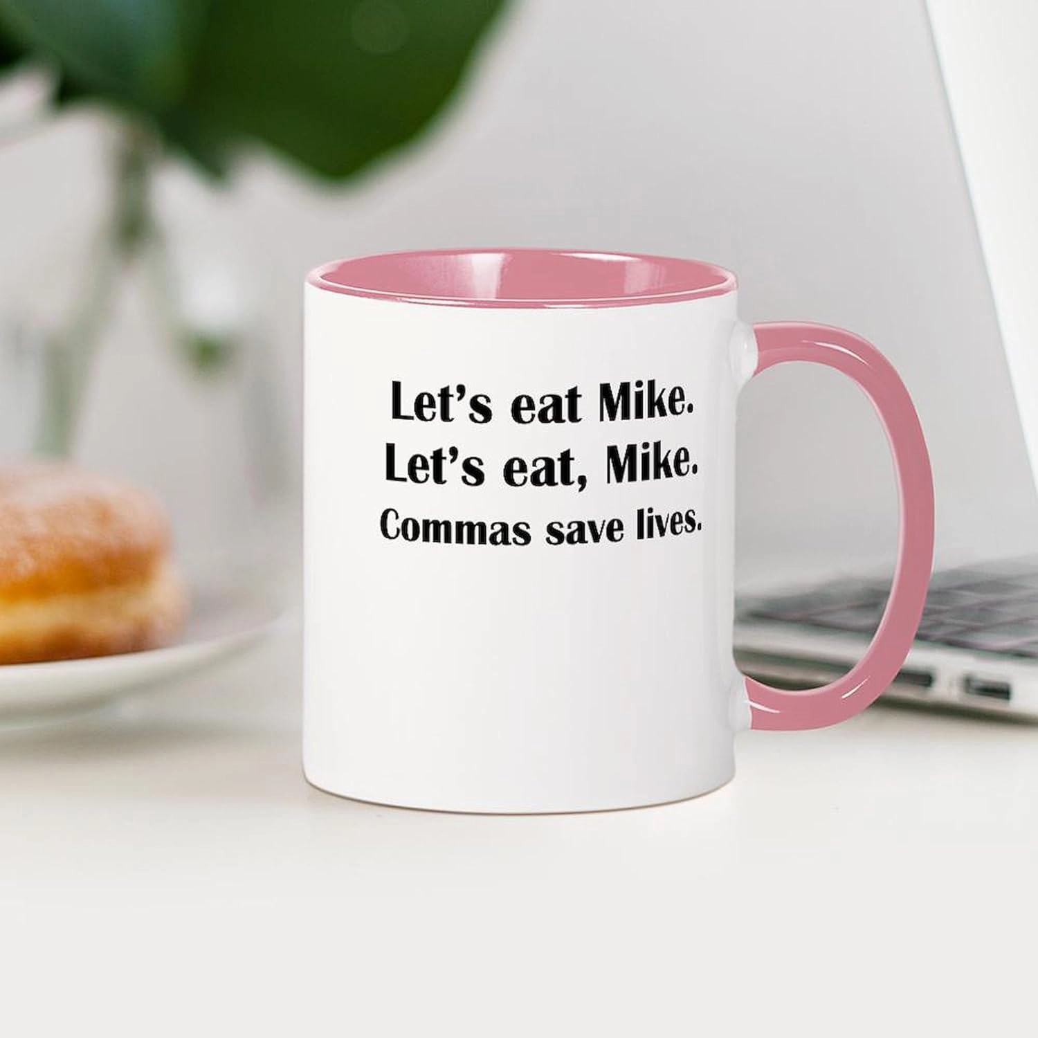 CafePress Commas Save Lives Mugs 11 oz (325 ml) Ceramic Coffee Mug