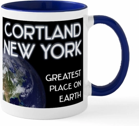 CafePress Cortland New York Greatest Place On Earth Mug 11 oz (325 ml) Ceramic Coffee Mug