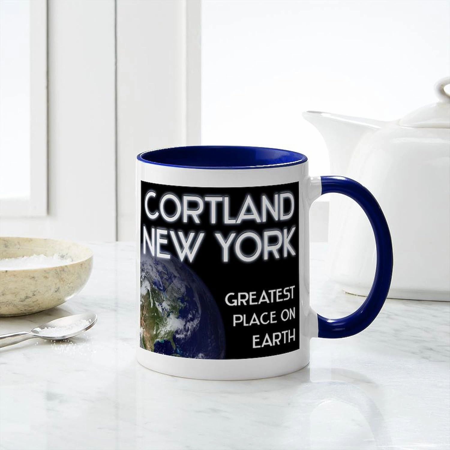 CafePress Cortland New York Greatest Place On Earth Mug 11 oz (325 ml) Ceramic Coffee Mug