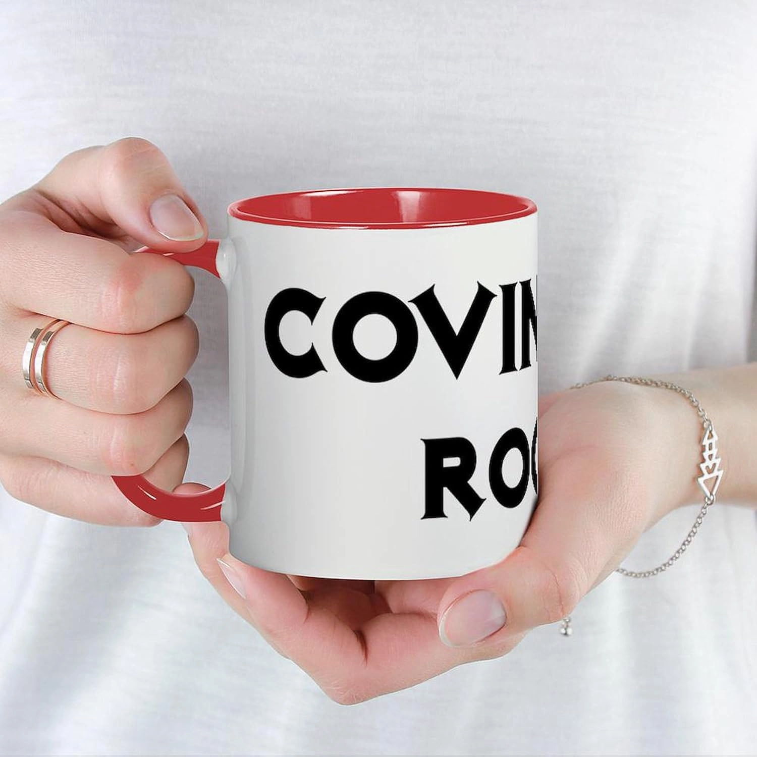 CafePress Covington Rocks! Mug 11 oz (325 ml) Ceramic Coffee Mug