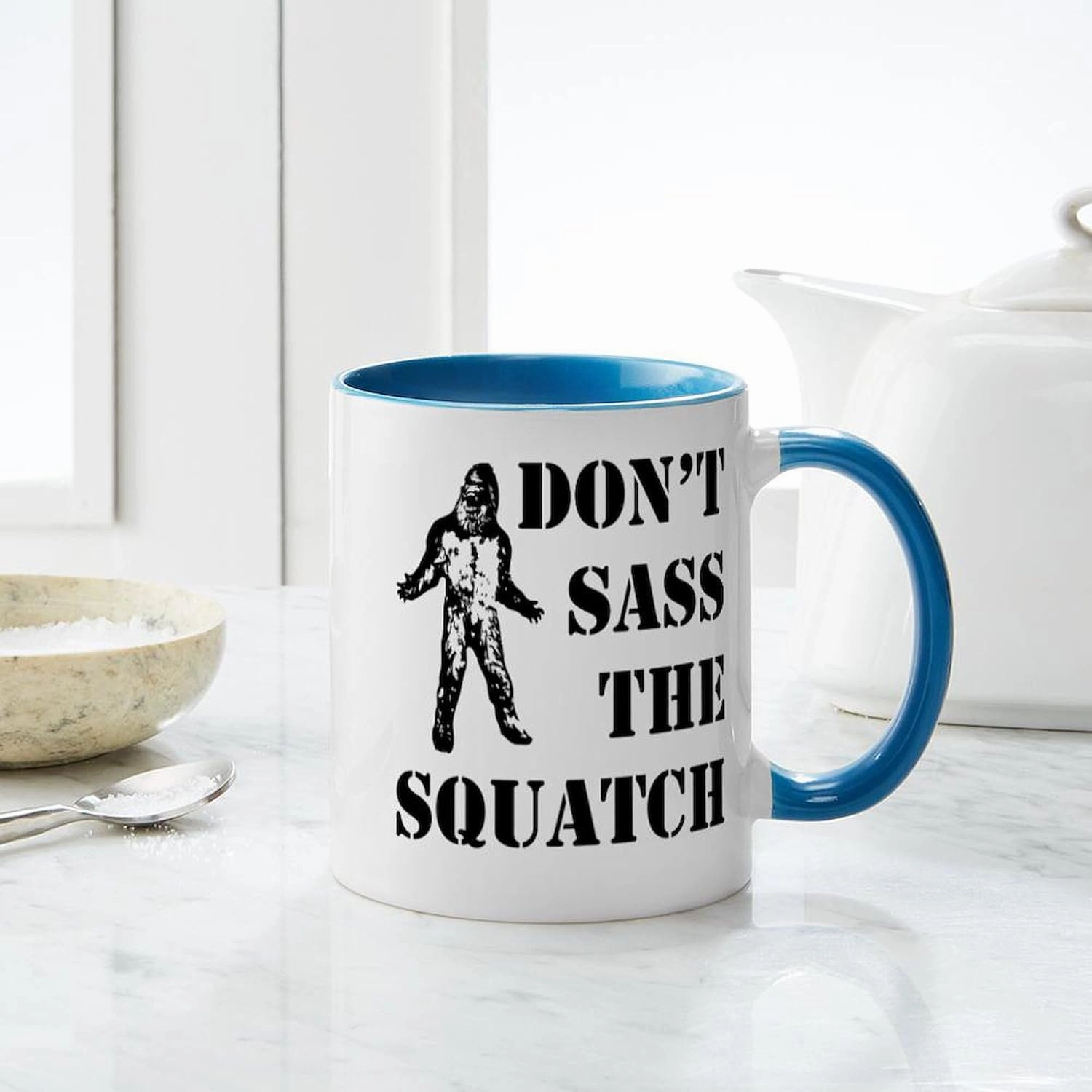 CafePress Dont Sass The Squatch Mug 11 oz (325 ml) Ceramic Coffee Mug
