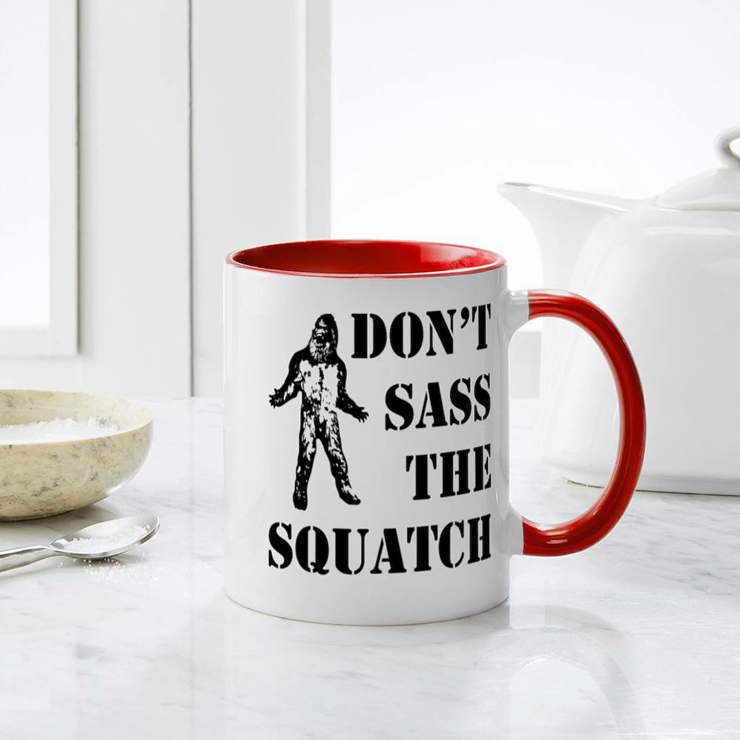 CafePress Dont Sass The Squatch Mug 11 oz (325 ml) Ceramic Coffee Mug