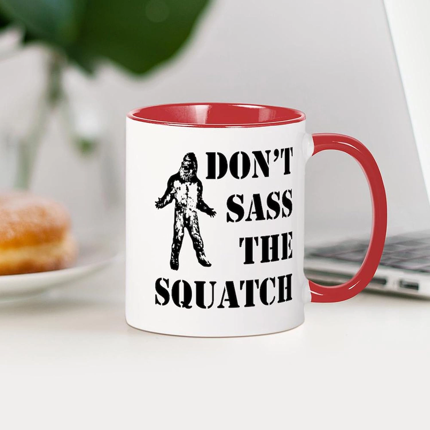 CafePress Dont Sass The Squatch Mug 11 oz (325 ml) Ceramic Coffee Mug