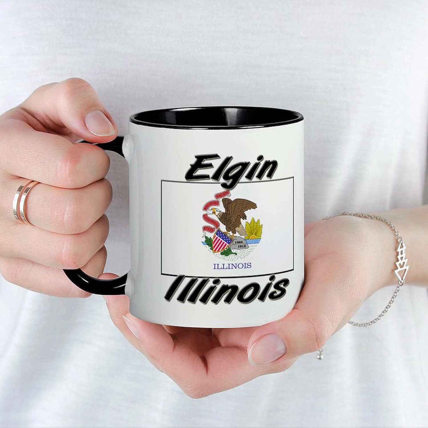 CafePress Elgin Illinois Mug 11 oz (325 ml) Ceramic Coffee Mug