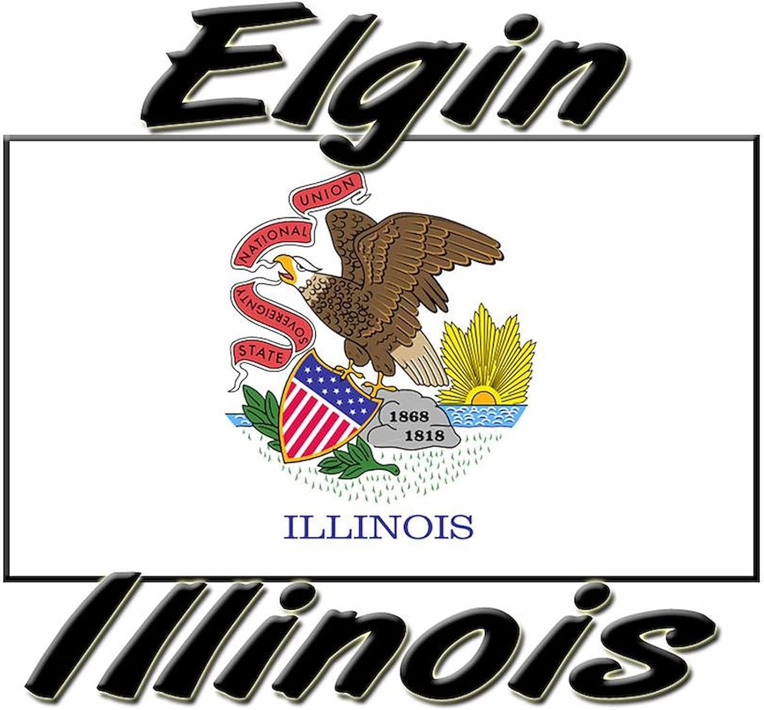 CafePress Elgin Illinois Mug 11 oz (325 ml) Ceramic Coffee Mug