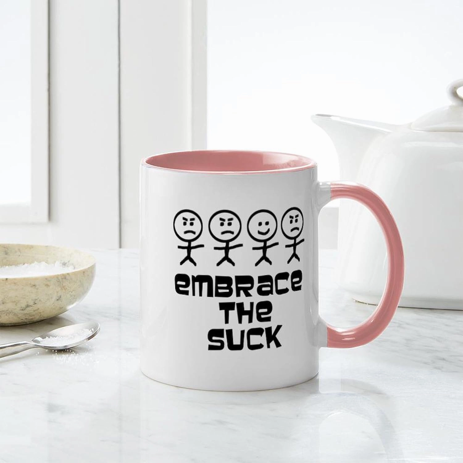 CafePress Embrace The Suck Mugs 11 oz (325 ml) Ceramic Coffee Mug
