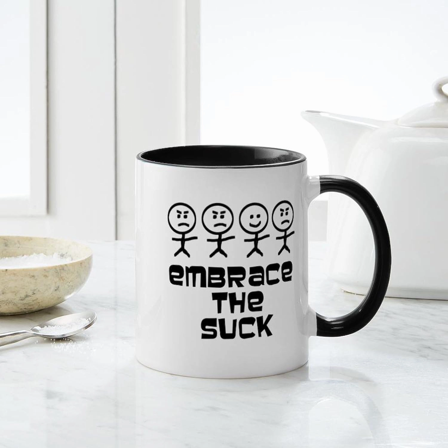 CafePress Embrace The Suck Mugs 11 oz (325 ml) Ceramic Coffee Mug