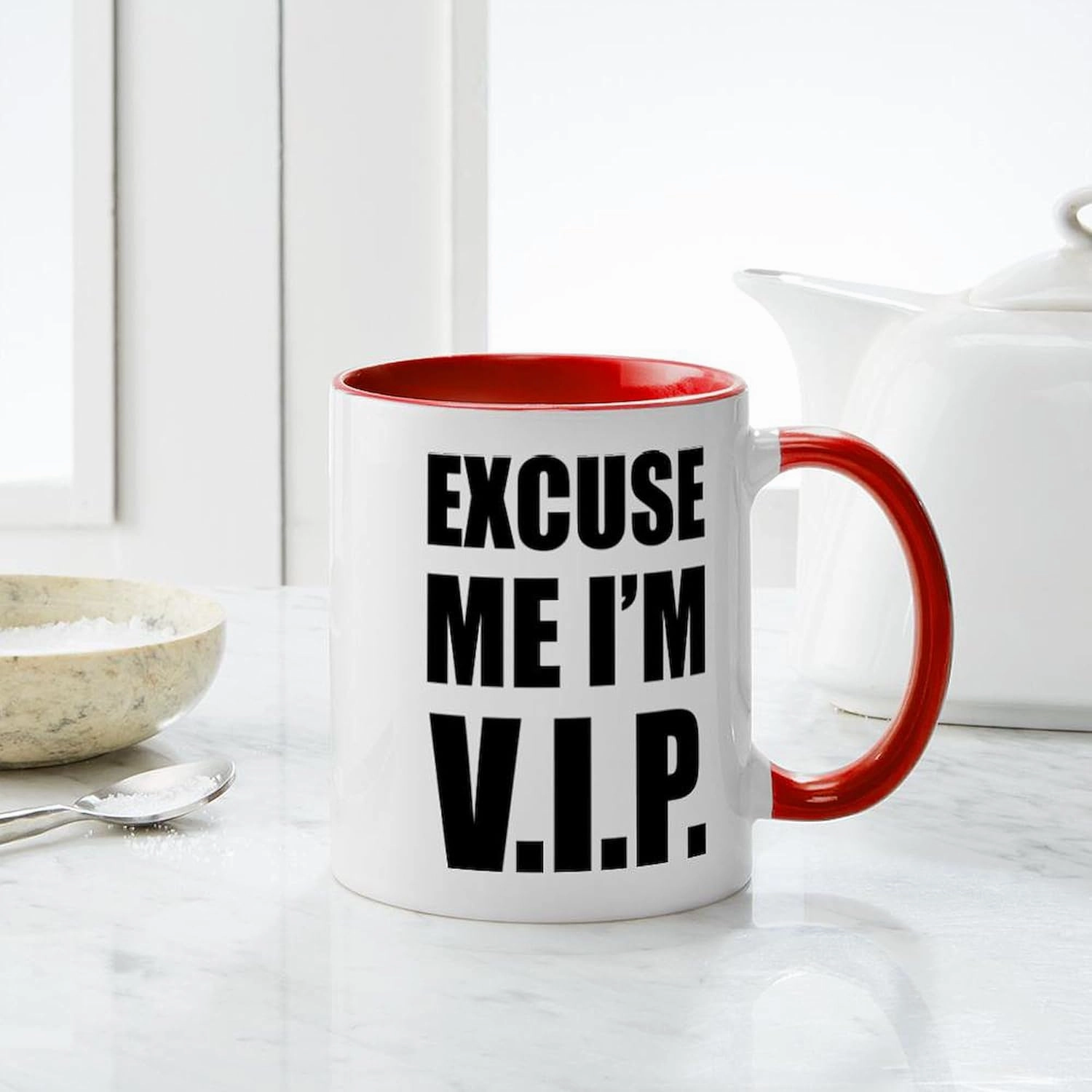 CafePress Excuse Me I'm V.I.P. Mug 11 oz (325 ml) Ceramic Coffee Mug