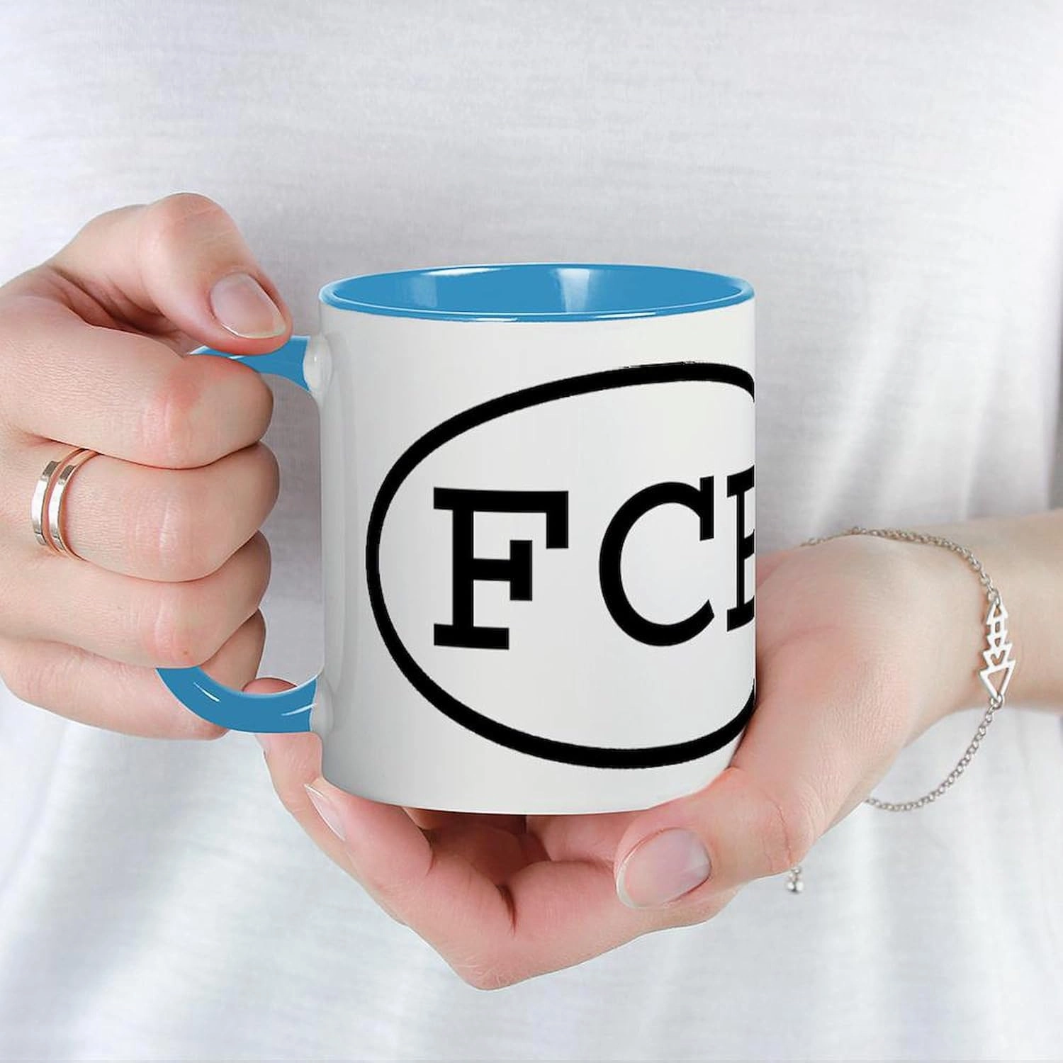 CafePress FCB Oval Mug 11 oz (325 ml) Ceramic Coffee Mug