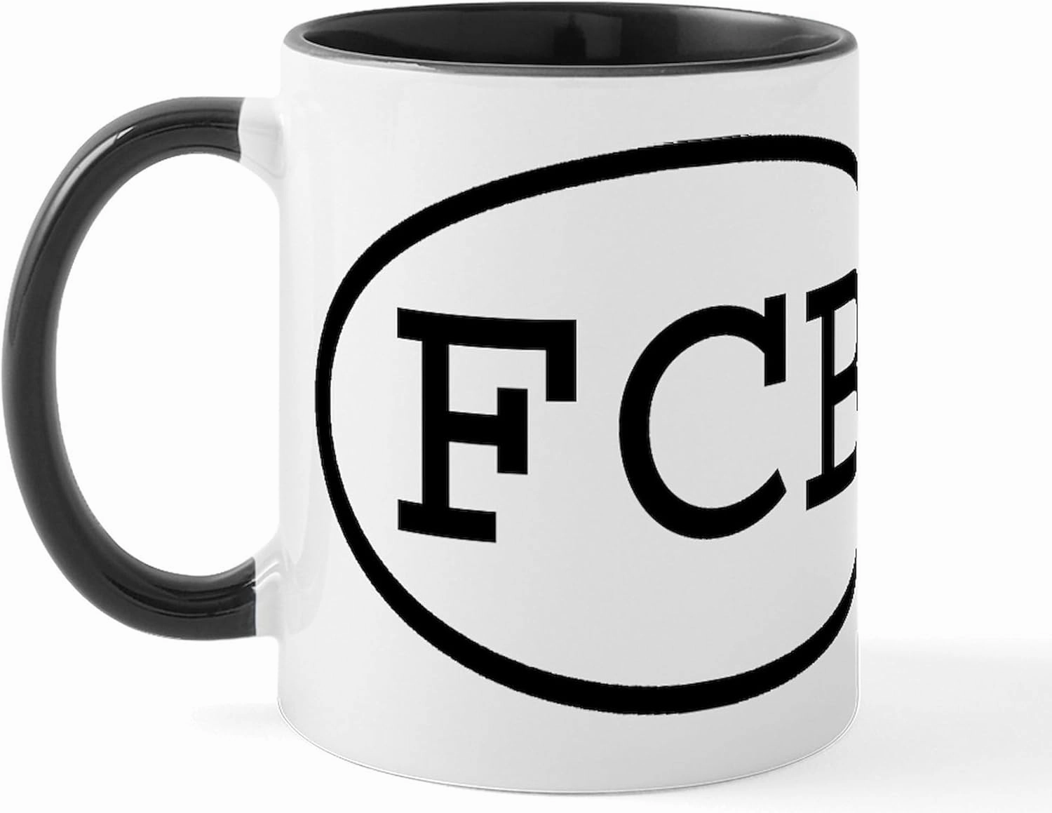 CafePress FCB Oval Mug 11 oz (325 ml) Ceramic Coffee Mug