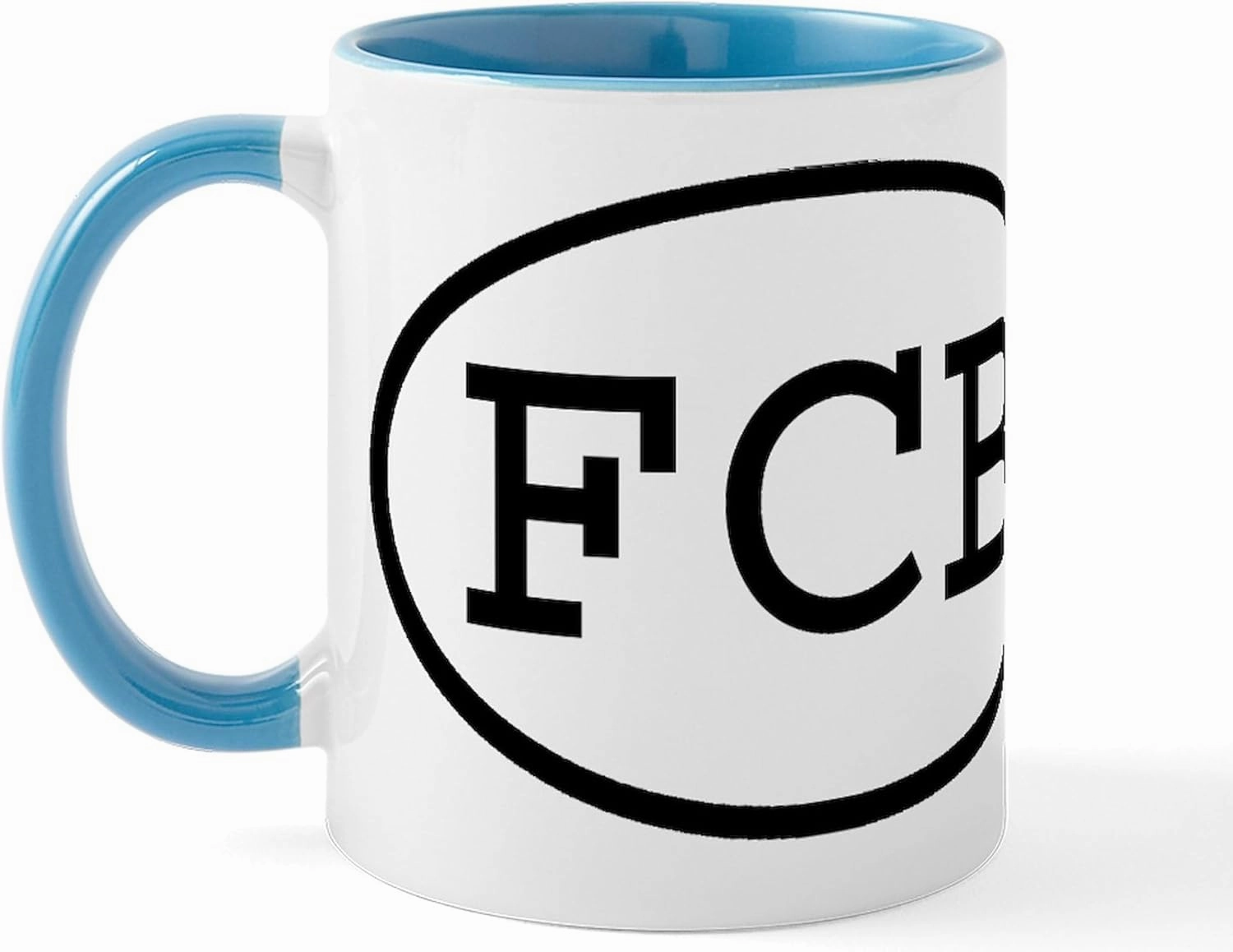 CafePress FCB Oval Mug 11 oz (325 ml) Ceramic Coffee Mug