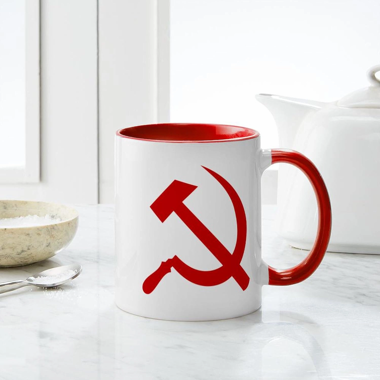 CafePress Hammer And Sickle Mugs 11 oz (325 ml) Ceramic Coffee Mug