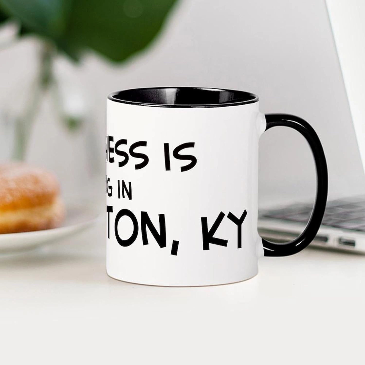 CafePress Happiness Is Covington Mug 11 oz (325 ml) Ceramic Coffee Mug