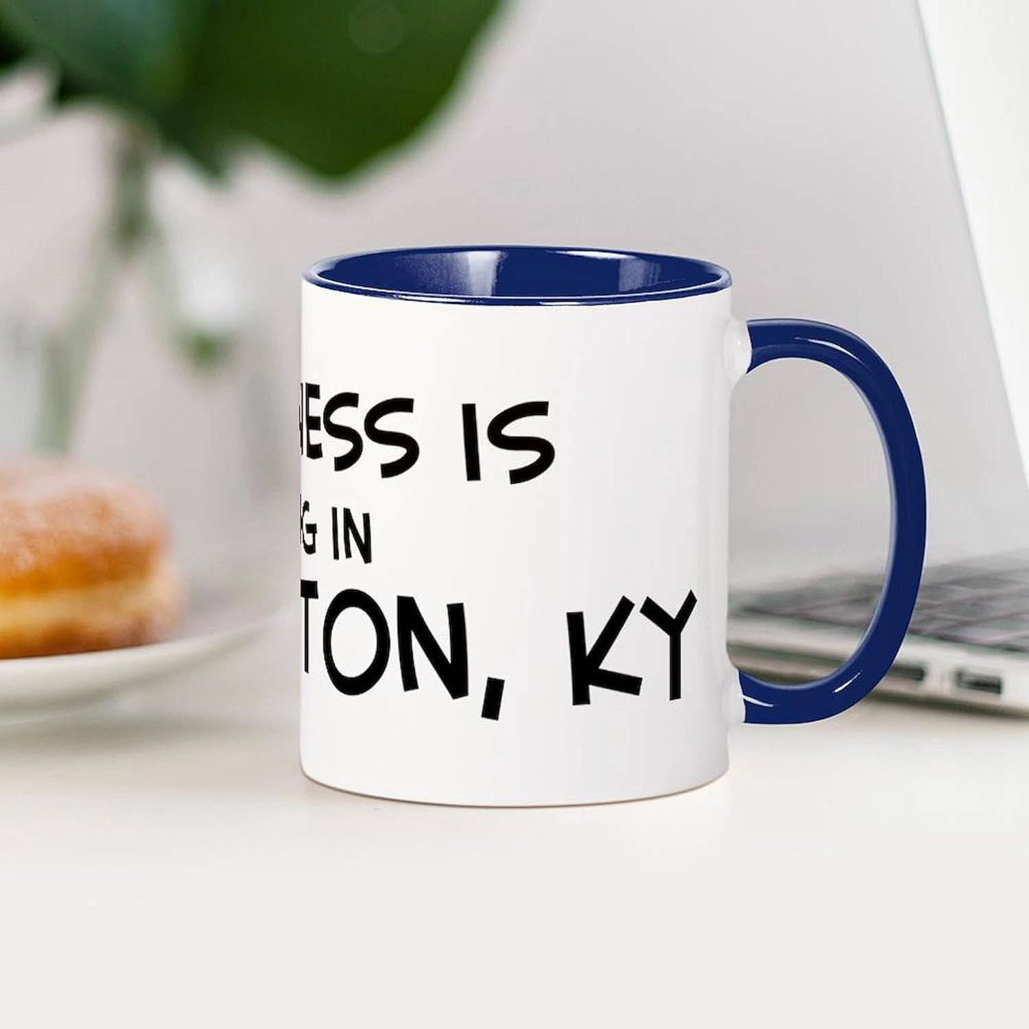CafePress Happiness Is Covington Mug 11 oz (325 ml) Ceramic Coffee Mug