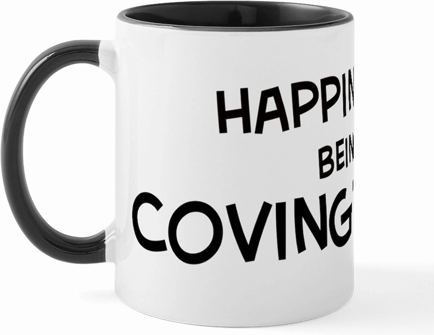 CafePress Happiness Is Covington Mug 11 oz (325 ml) Ceramic Coffee Mug