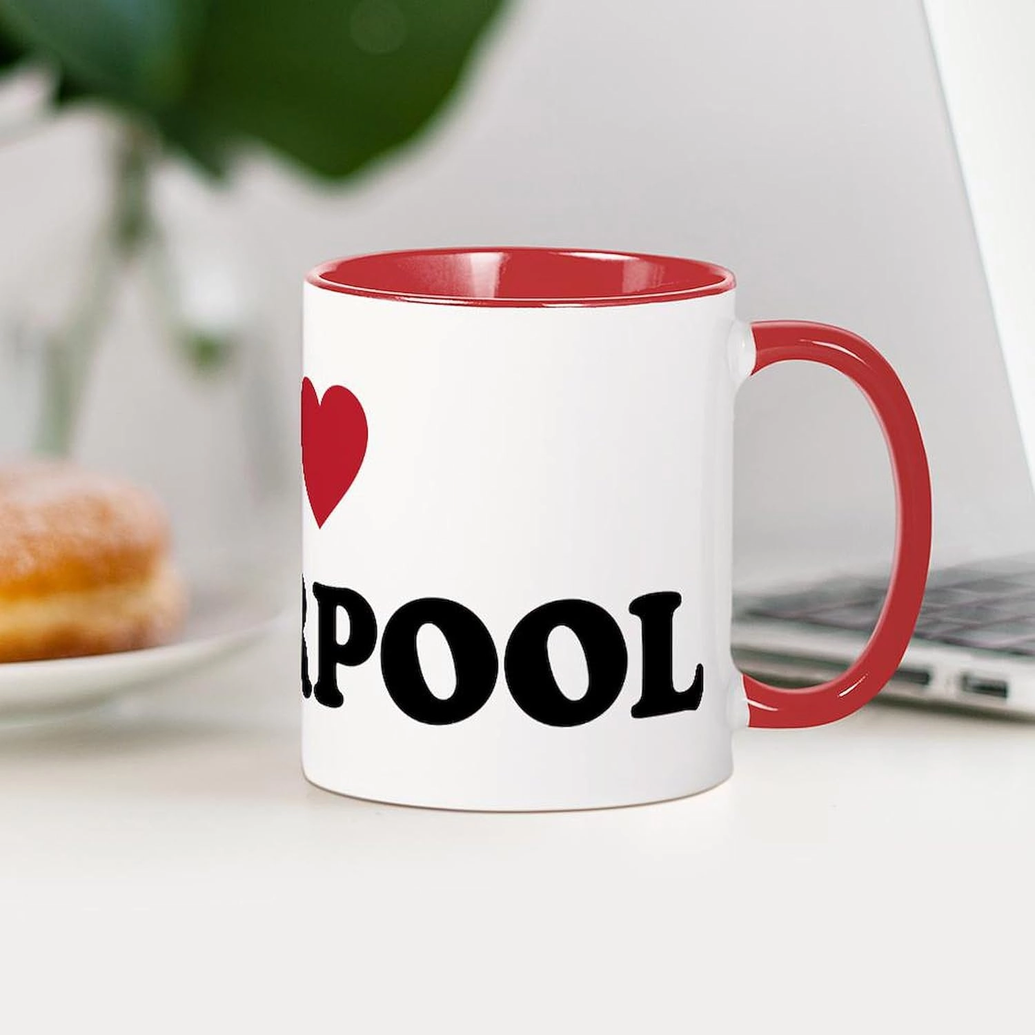 CafePress I Love Liverpool Mug 11 oz (325 ml) Ceramic Coffee Mug