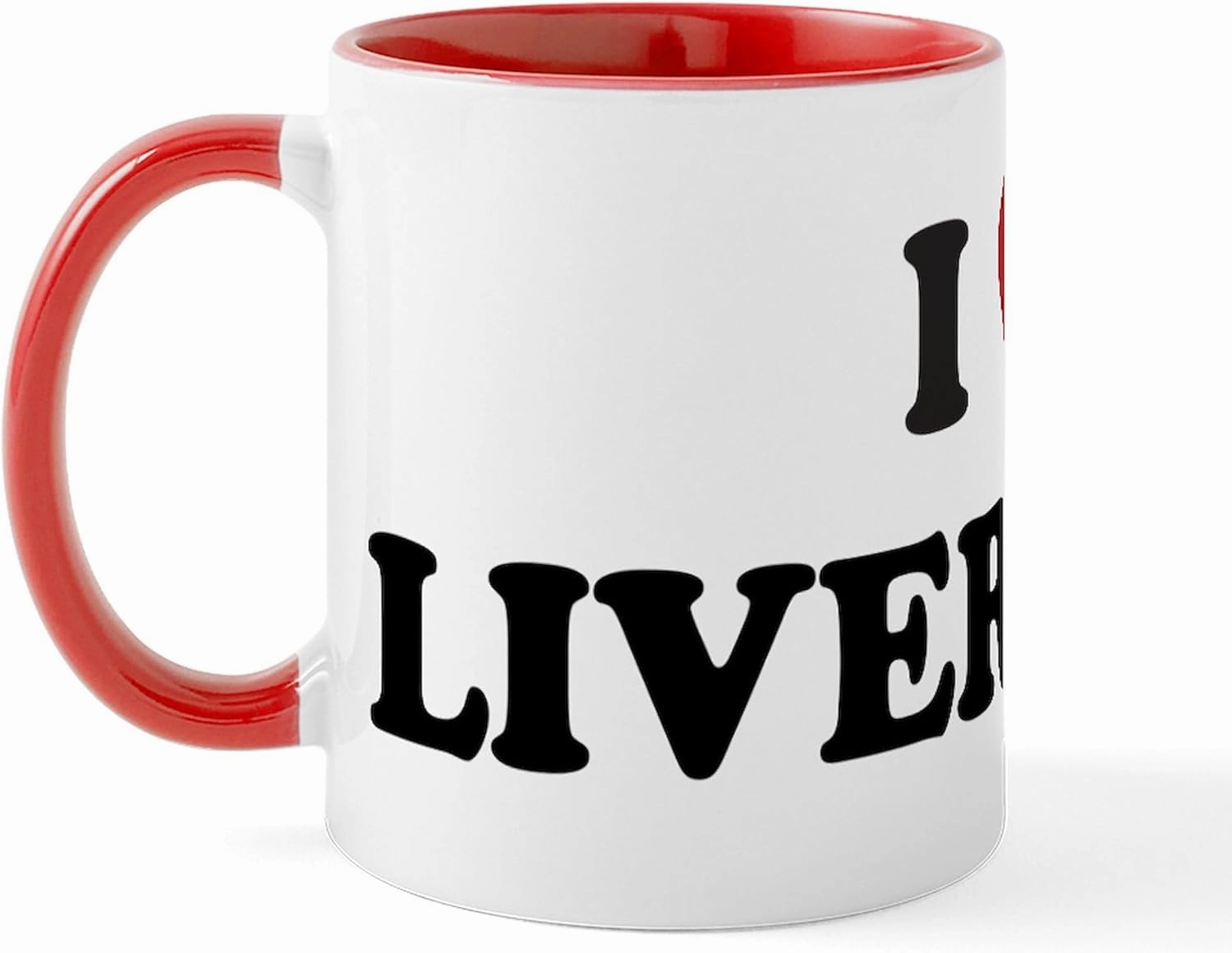 CafePress I Love Liverpool Mug 11 oz (325 ml) Ceramic Coffee Mug