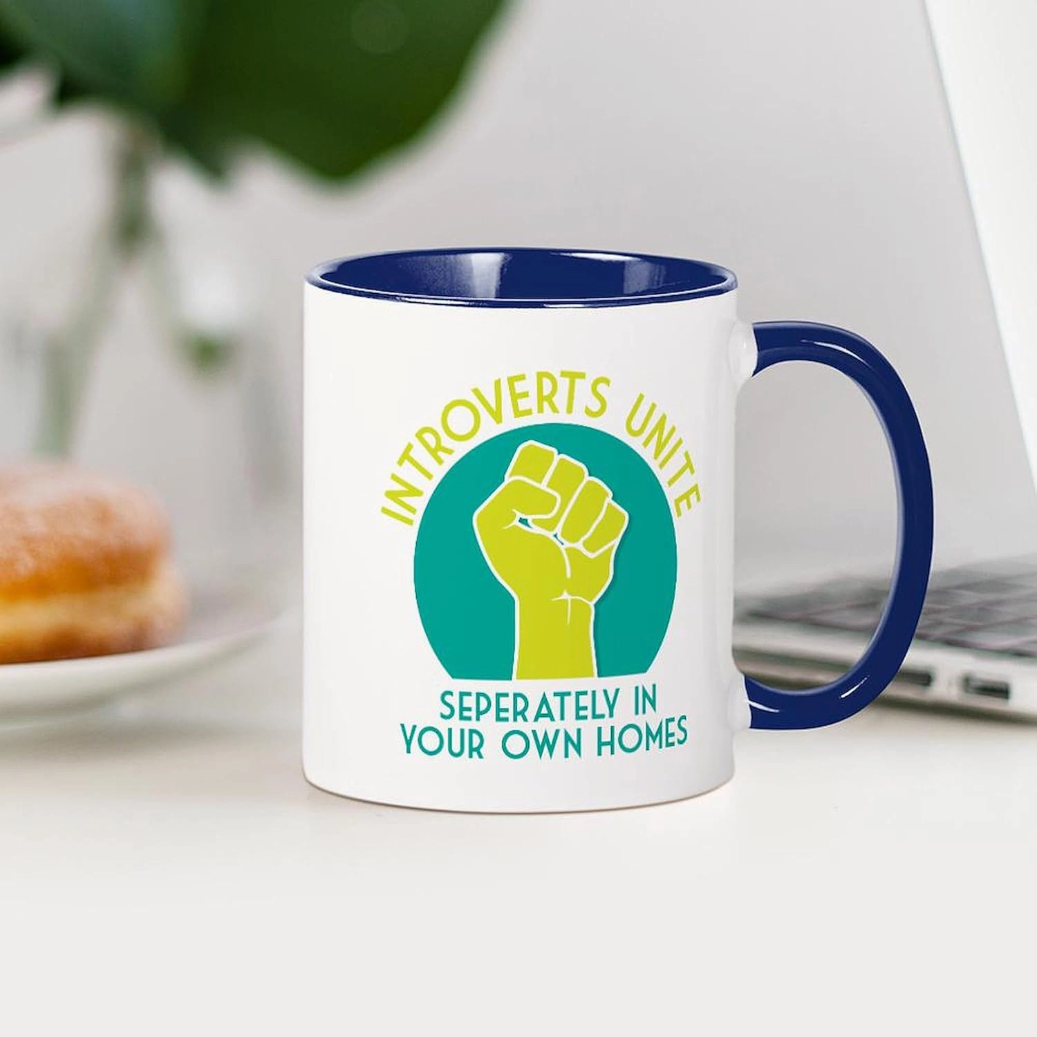 CafePress Introverts Unite 11 oz (325 ml) Ceramic Coffee Mug