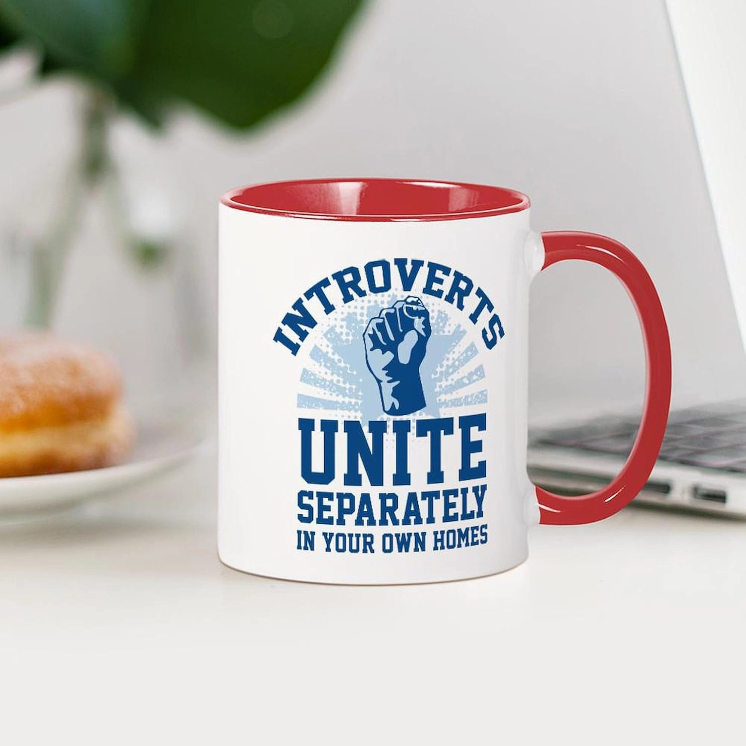 CafePress Introverts Unite Mug 11 oz (325 ml) Ceramic Coffee Mug