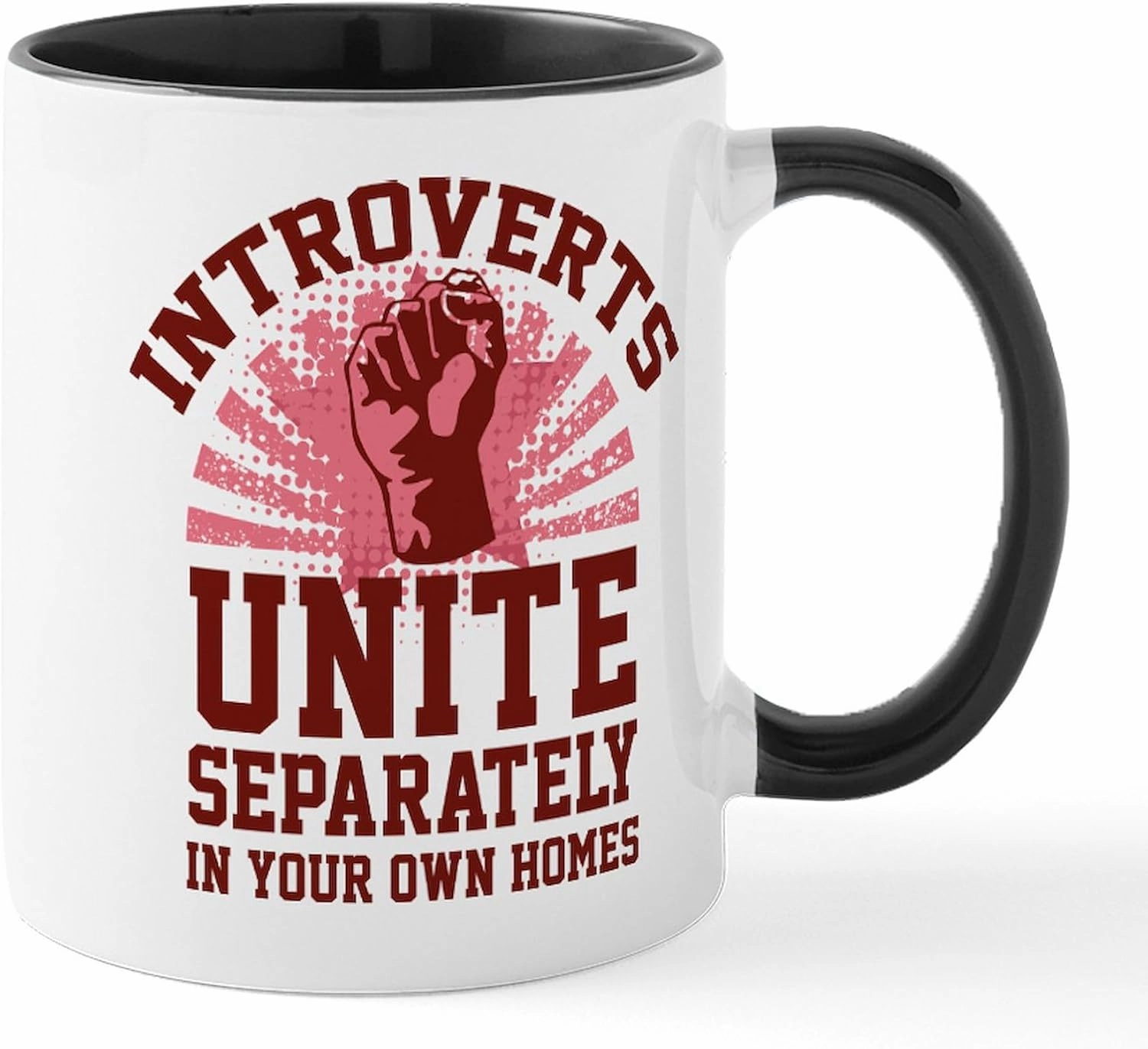 CafePress Introverts Unite Mug 11 oz (325 ml) Ceramic Coffee Mug