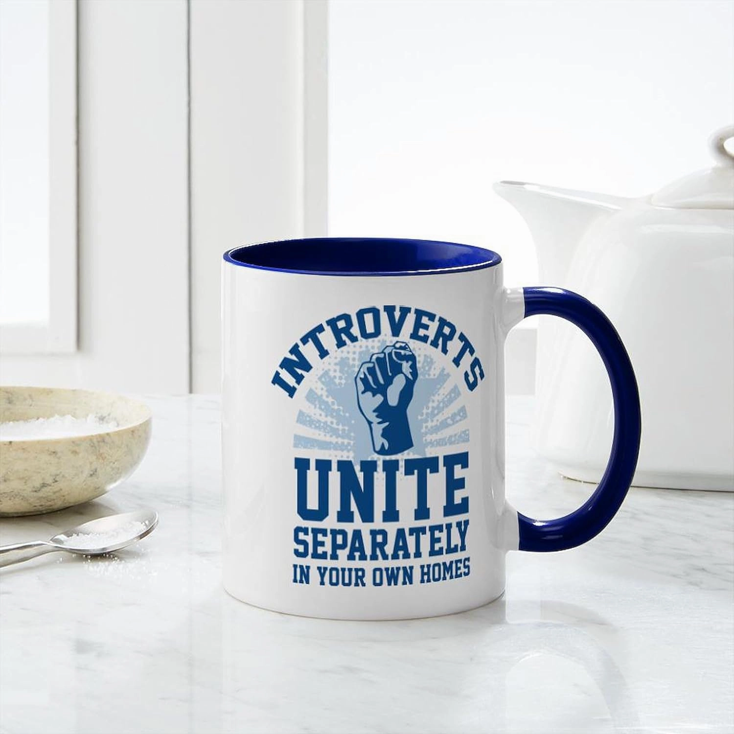 CafePress Introverts Unite Mug 11 oz (325 ml) Ceramic Coffee Mug