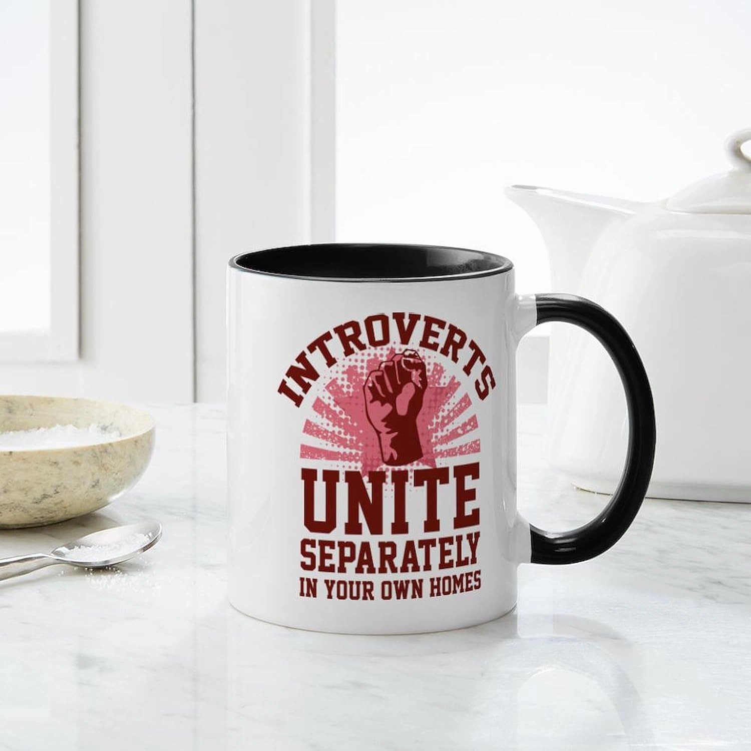 CafePress Introverts Unite Mug 11 oz (325 ml) Ceramic Coffee Mug