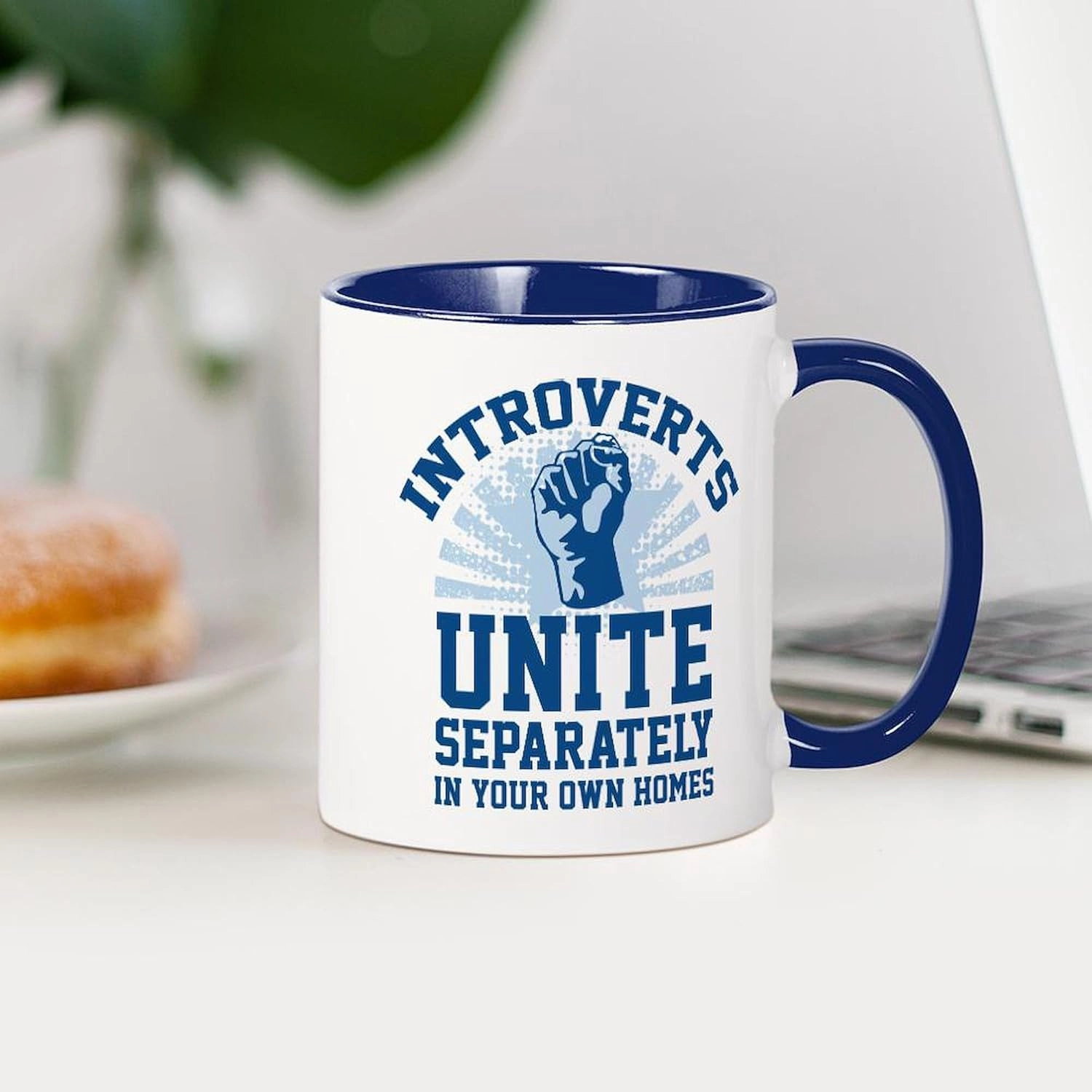 CafePress Introverts Unite Mug 11 oz (325 ml) Ceramic Coffee Mug