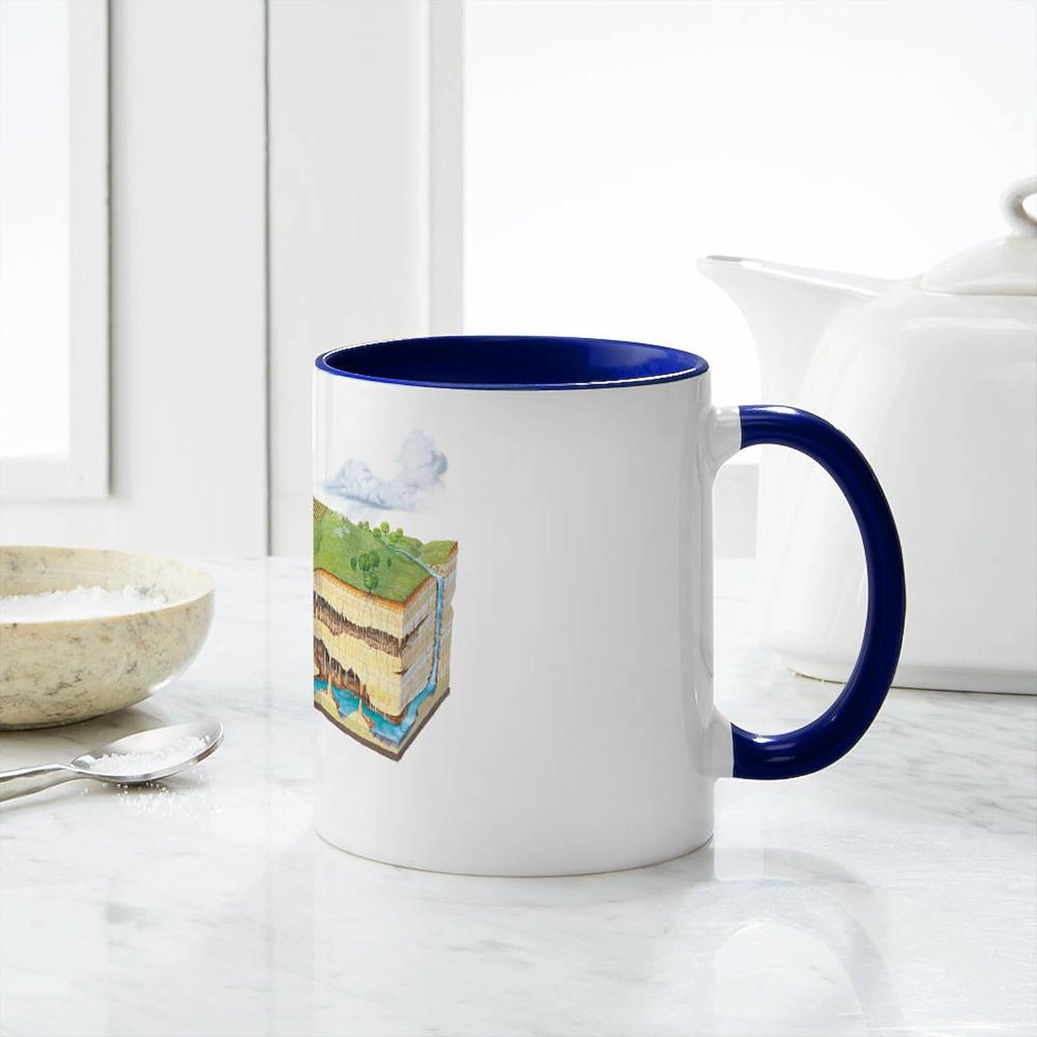 CafePress Karst Landscape Geology Mug 11 oz (325 ml) Ceramic Coffee Mug