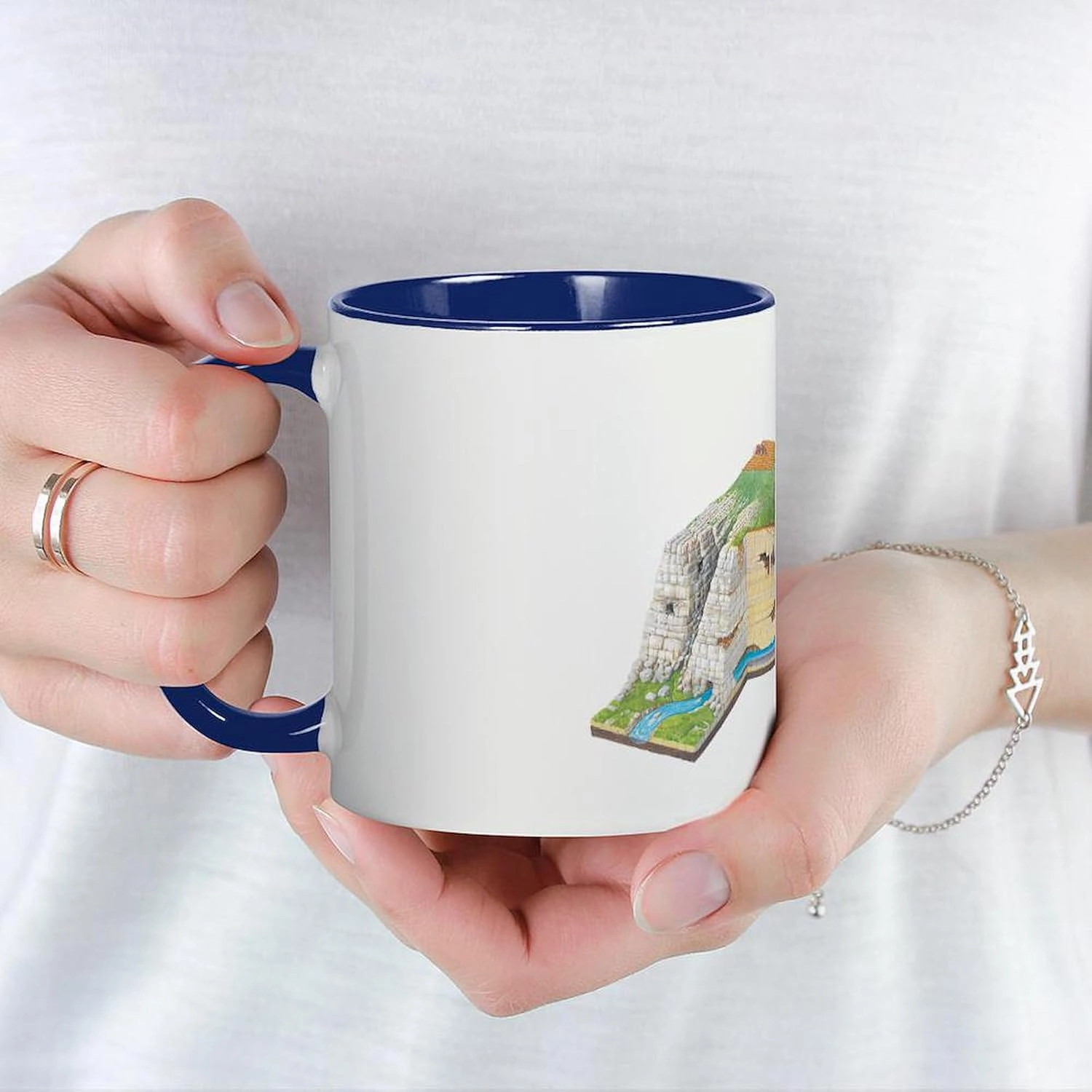 CafePress Karst Landscape Geology Mug 11 oz (325 ml) Ceramic Coffee Mug
