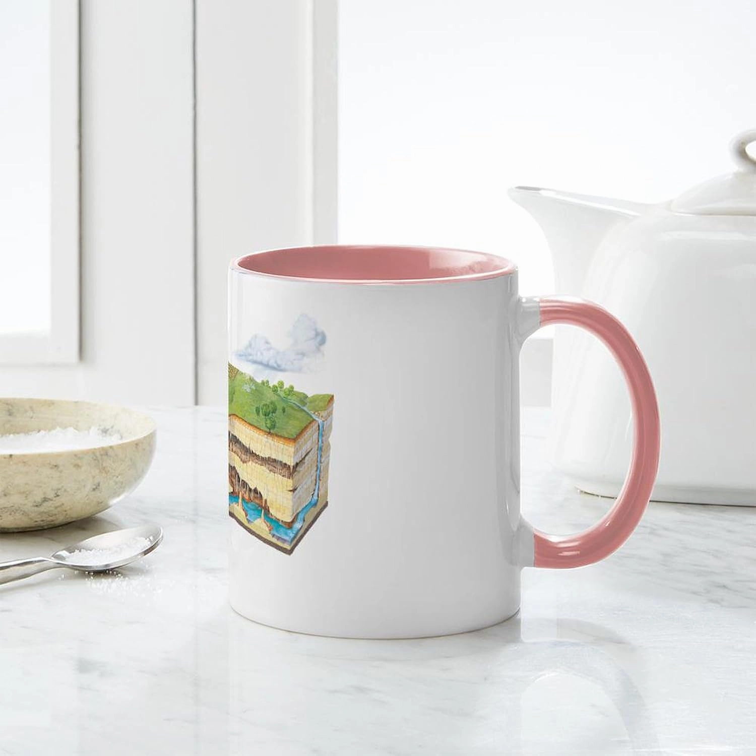 CafePress Karst Landscape Geology Mug 11 oz (325 ml) Ceramic Coffee Mug