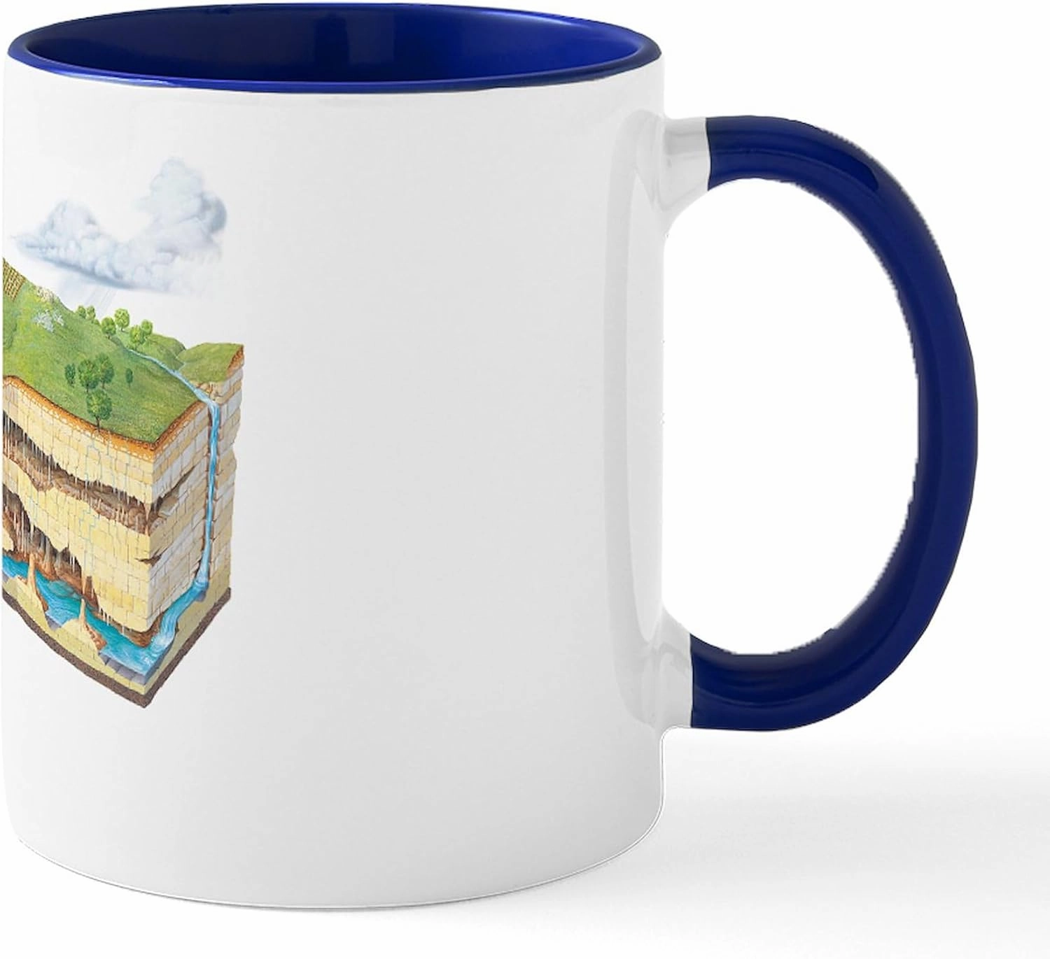 CafePress Karst Landscape Geology Mug 11 oz (325 ml) Ceramic Coffee Mug